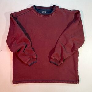 Y2K Arrow Crewneck Sweatshirt Men’s XL Burgundy